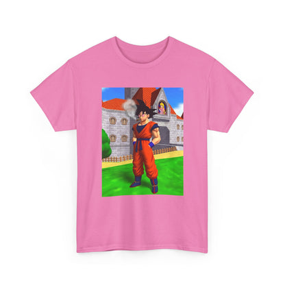 Goku Blazing Outside Peach's Castle Tee