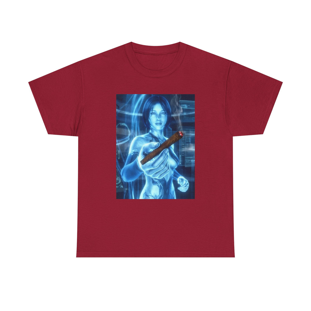 Holographic Babe Passing The Blunt Tee
