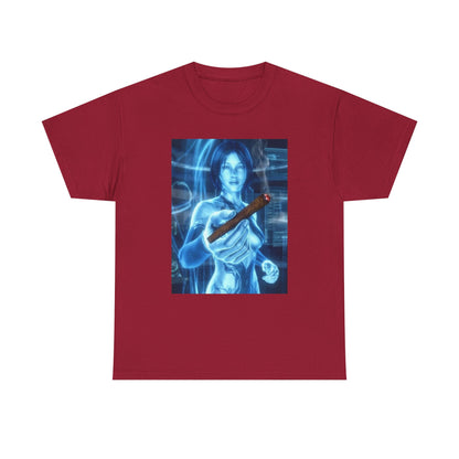Holographic Babe Passing The Blunt Tee