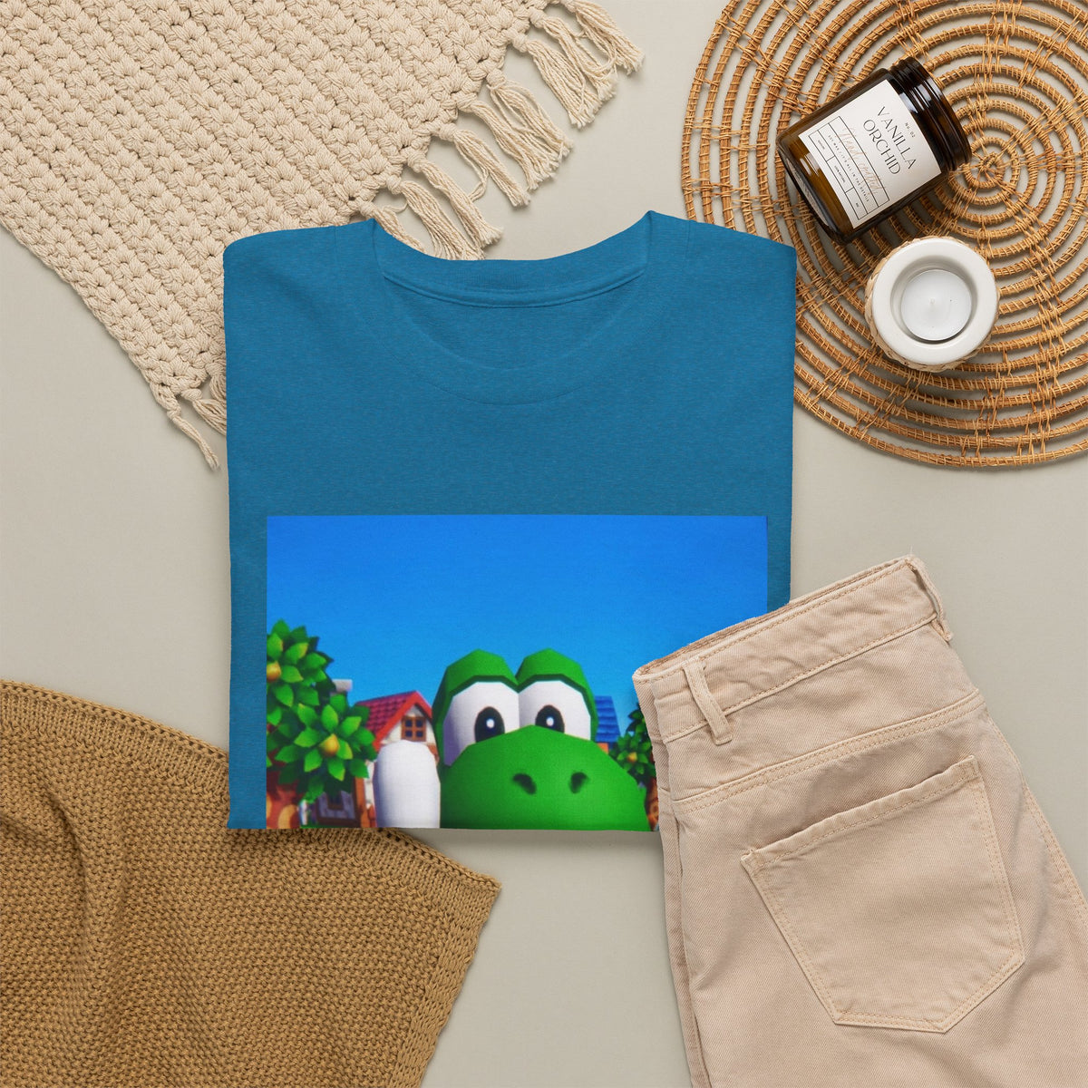 Yoshi Giving The Finger Tee (Design 6)