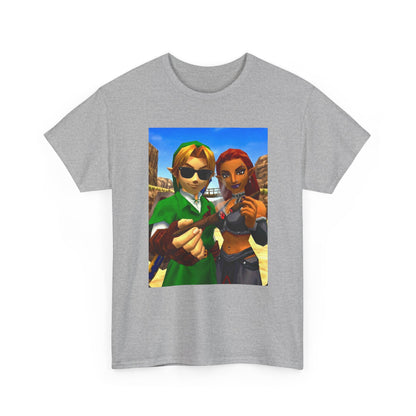 Link And Gerudo Blazing Out West Tee