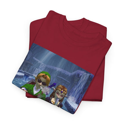 Hyrule Heroes Chilling In Ice Cavern