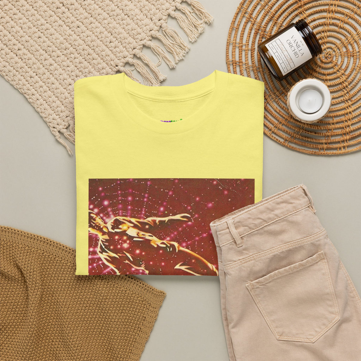 Dispersed Text Graphic Tee