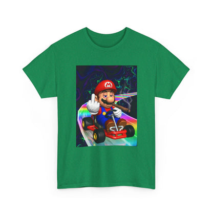 High Mario Karting On Rainbow Road