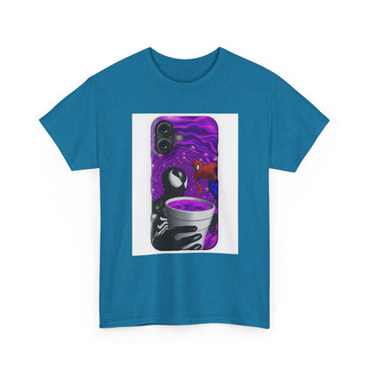 Venom & Spider-Man In A Purple Vortex