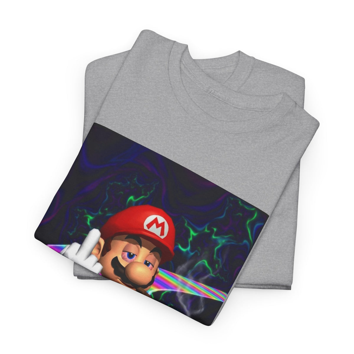High Mario Karting On Rainbow Road