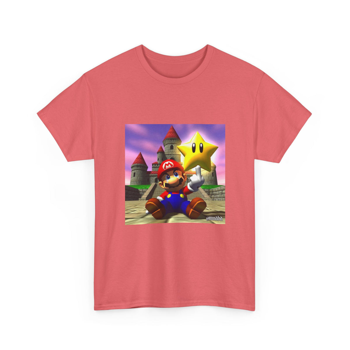 Mario Flips Off The Star Tee