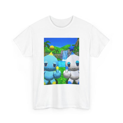 Chao Flipping Middle Fingers At Waterfall