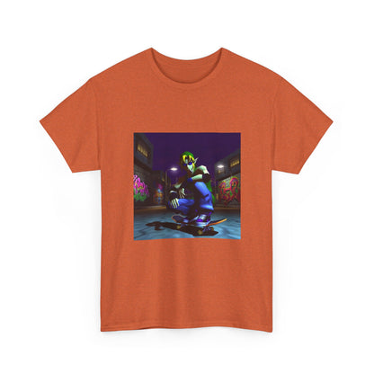 Skater Link Smoking In Neon Alley Tee