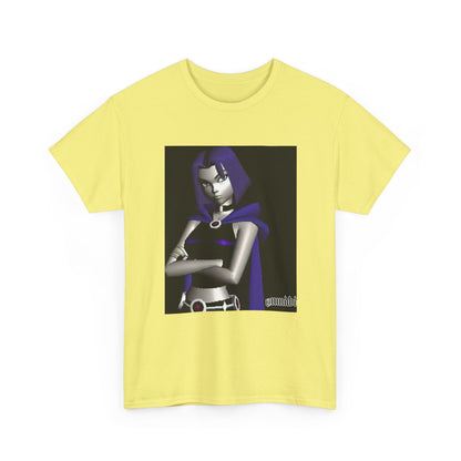 Pixelated Raven Standing Arms Crossed Tee