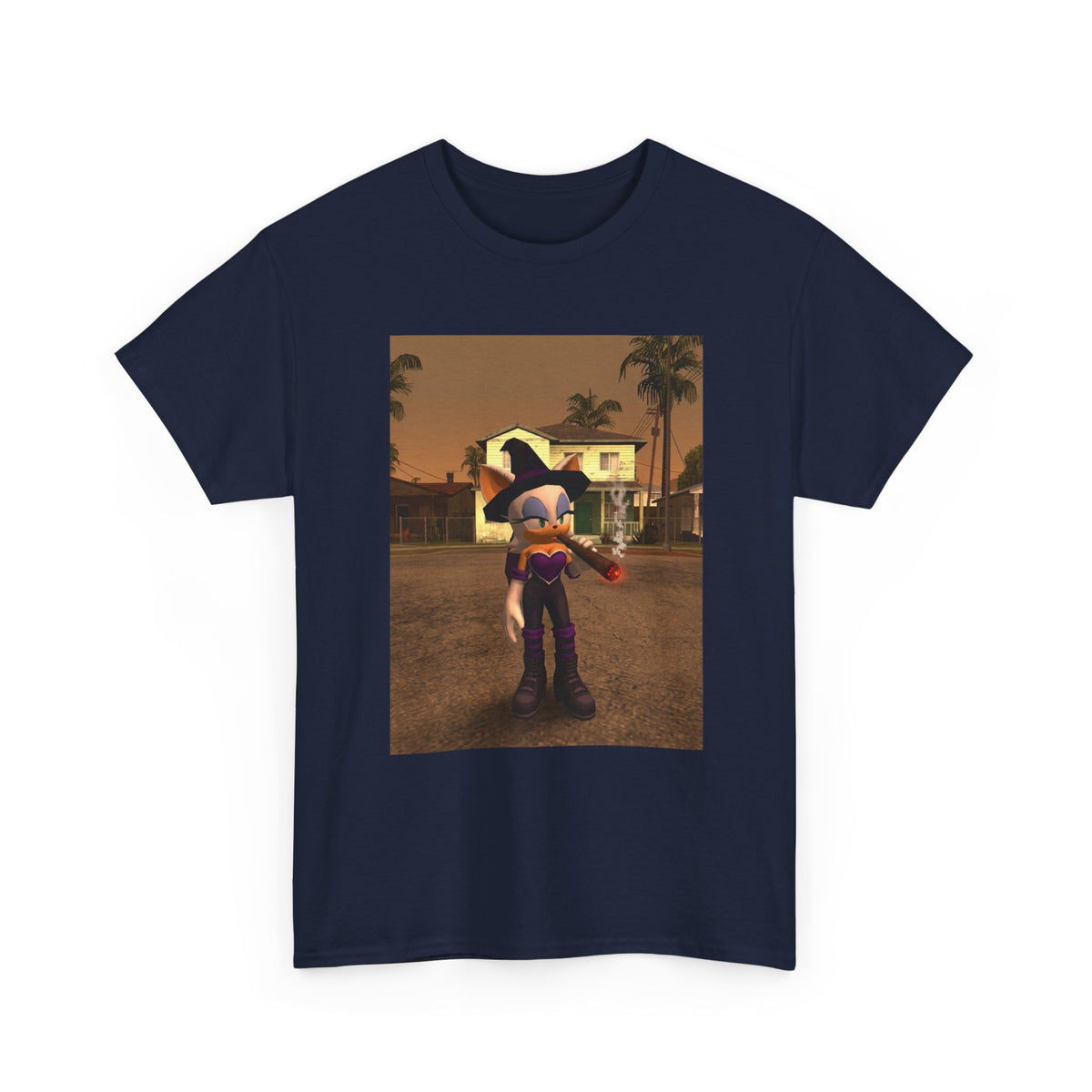 Rouge The Bat Smoking A Blunt Tee