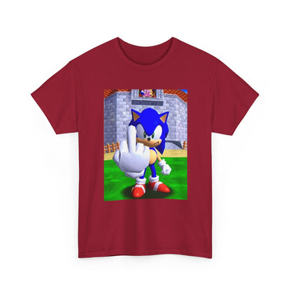 Sonic Flipping Off In The Castle Grounds