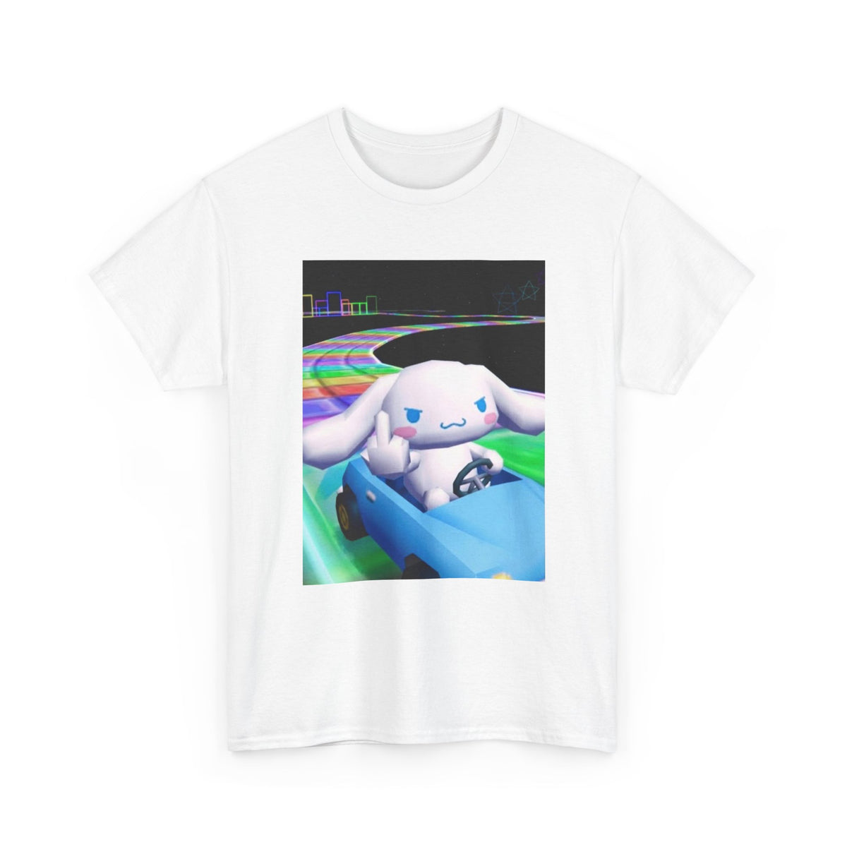 Cinnamoroll Kart Race Middle Finger Tee