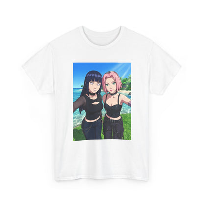 Goth Hinata and Sakura Beach Selfie
