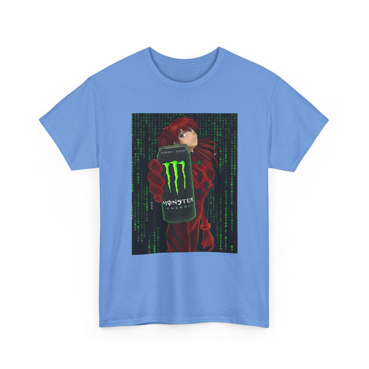 Asuka Wireframe Holding Monster Can