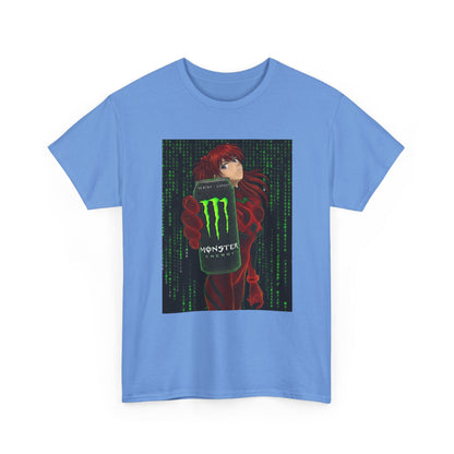 Asuka Wireframe Holding Monster Can