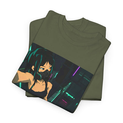 Green Horizon Blur Graphic Tee
