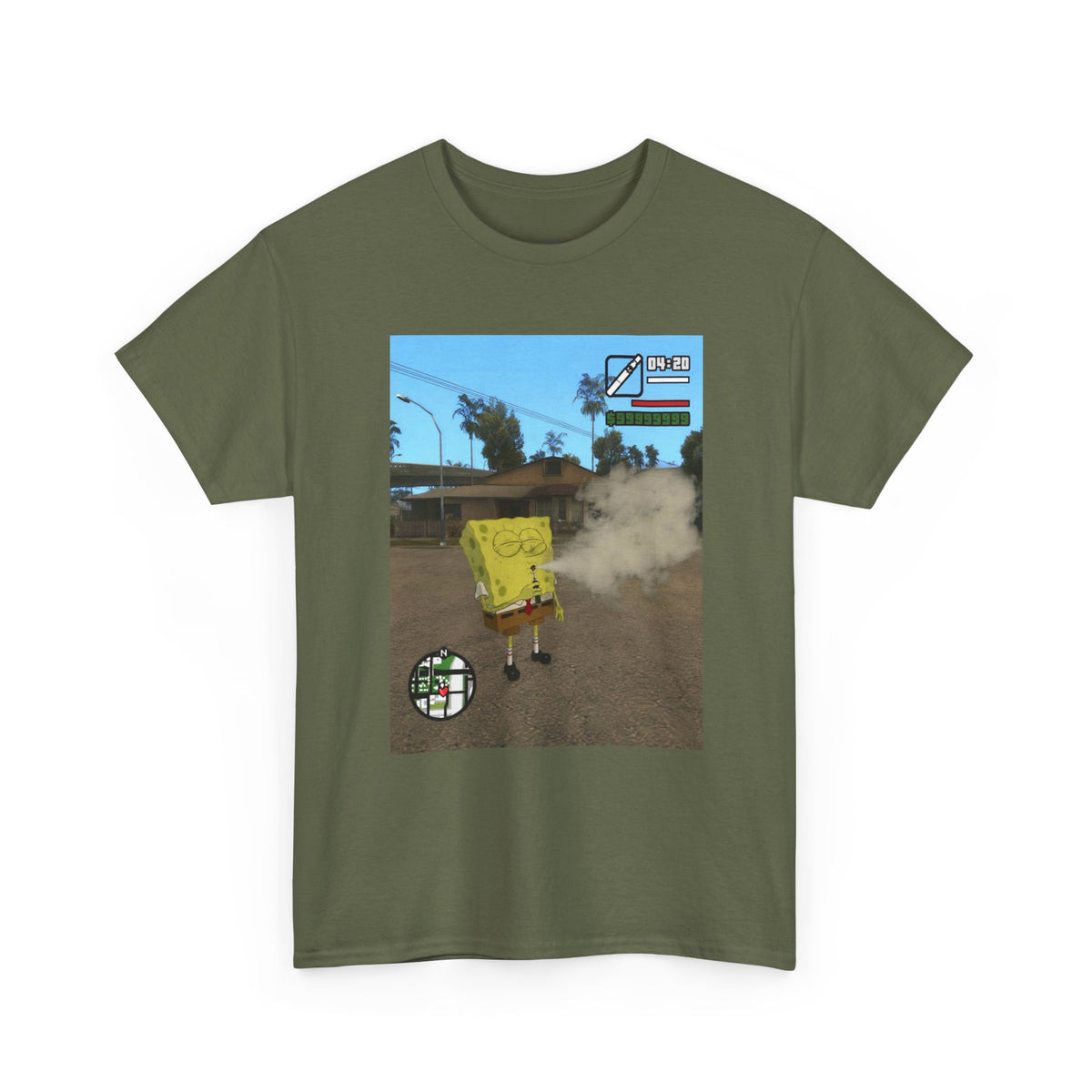 Spongebob 4:20 Grand Theft Auto Street Scene