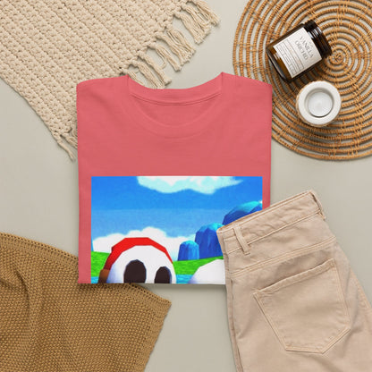Shy Guy And Boo Flipping The Bird Tee