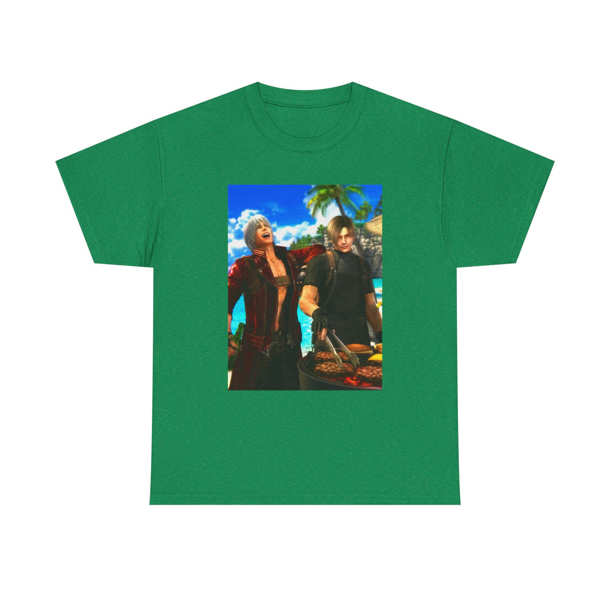 Dante and Leon Grilling on the Beach Tee