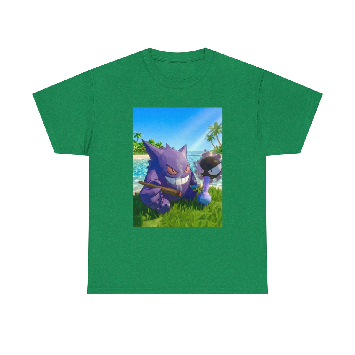 Gengar And Gastly Chilling On Beach Tee