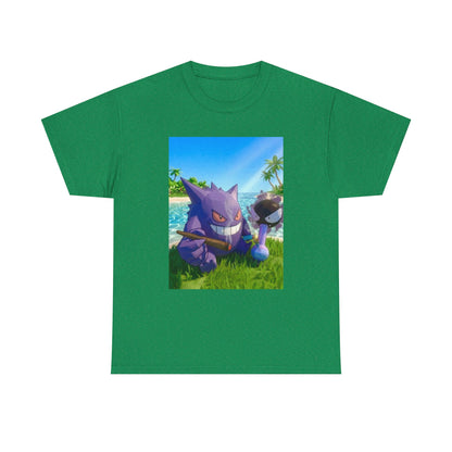 Gengar And Gastly Chilling On Beach Tee
