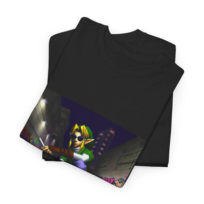 Link Skater Smoking In Alley Tee