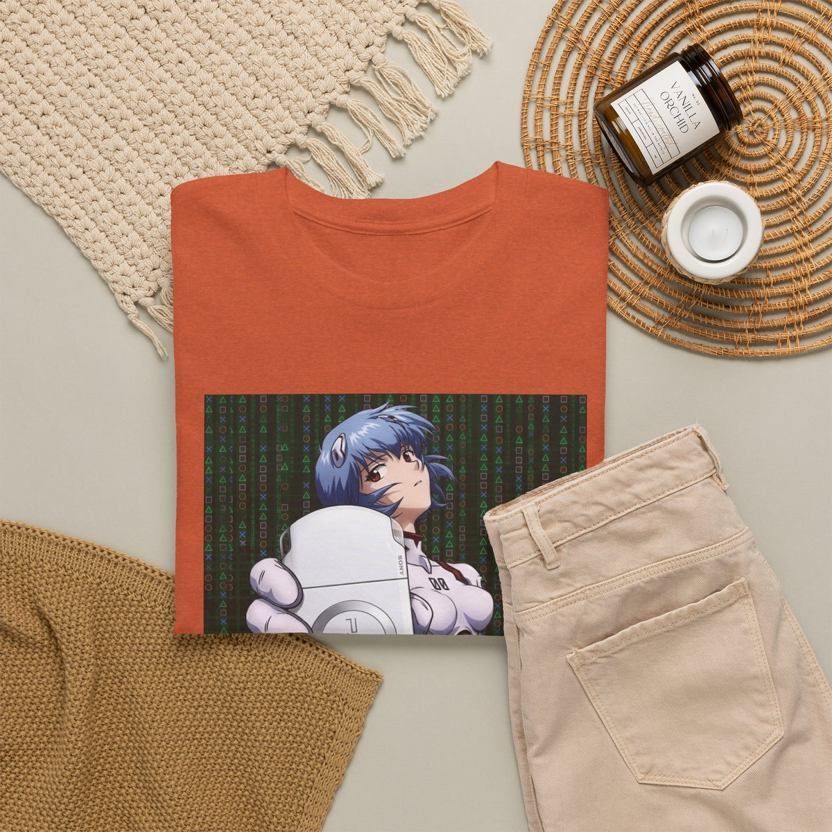 Rei Ayanami Gaming In The Matrix