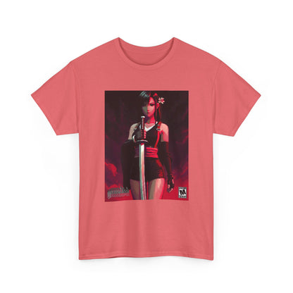 Pixel Tifa Lockhart With Katana Tee