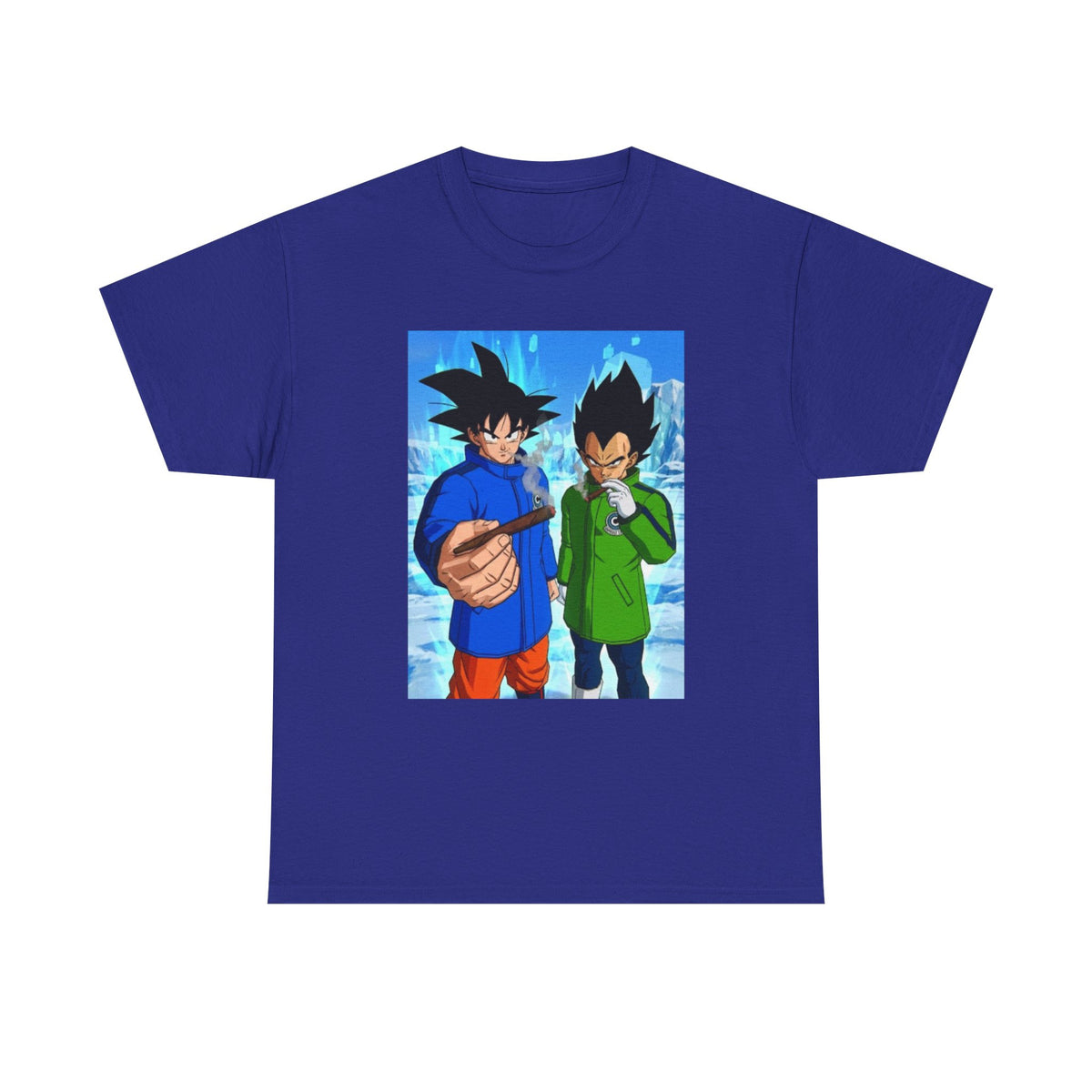 Goku and Vegeta Chillin' On Ice