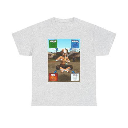 Aang Bending Smoke Elements Tee