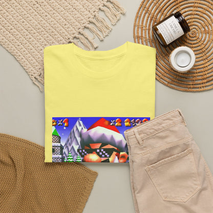 Deal With It Santa Mario Smoking Blunt Tee