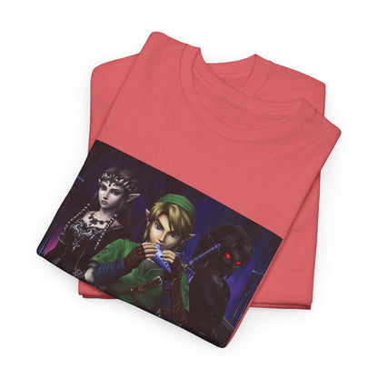 Link Playing Ocarina With Dark Companions Tee