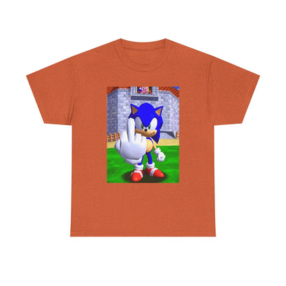 Sonic Flipping Off In The Castle Grounds