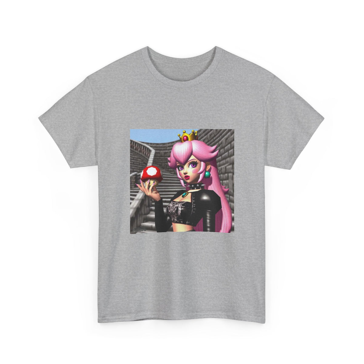 Gothic Princess Peach With Mushroom Tee