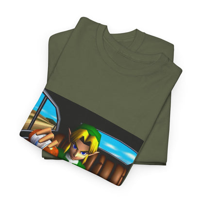 N64 Link Pouring Purple Lean Tee