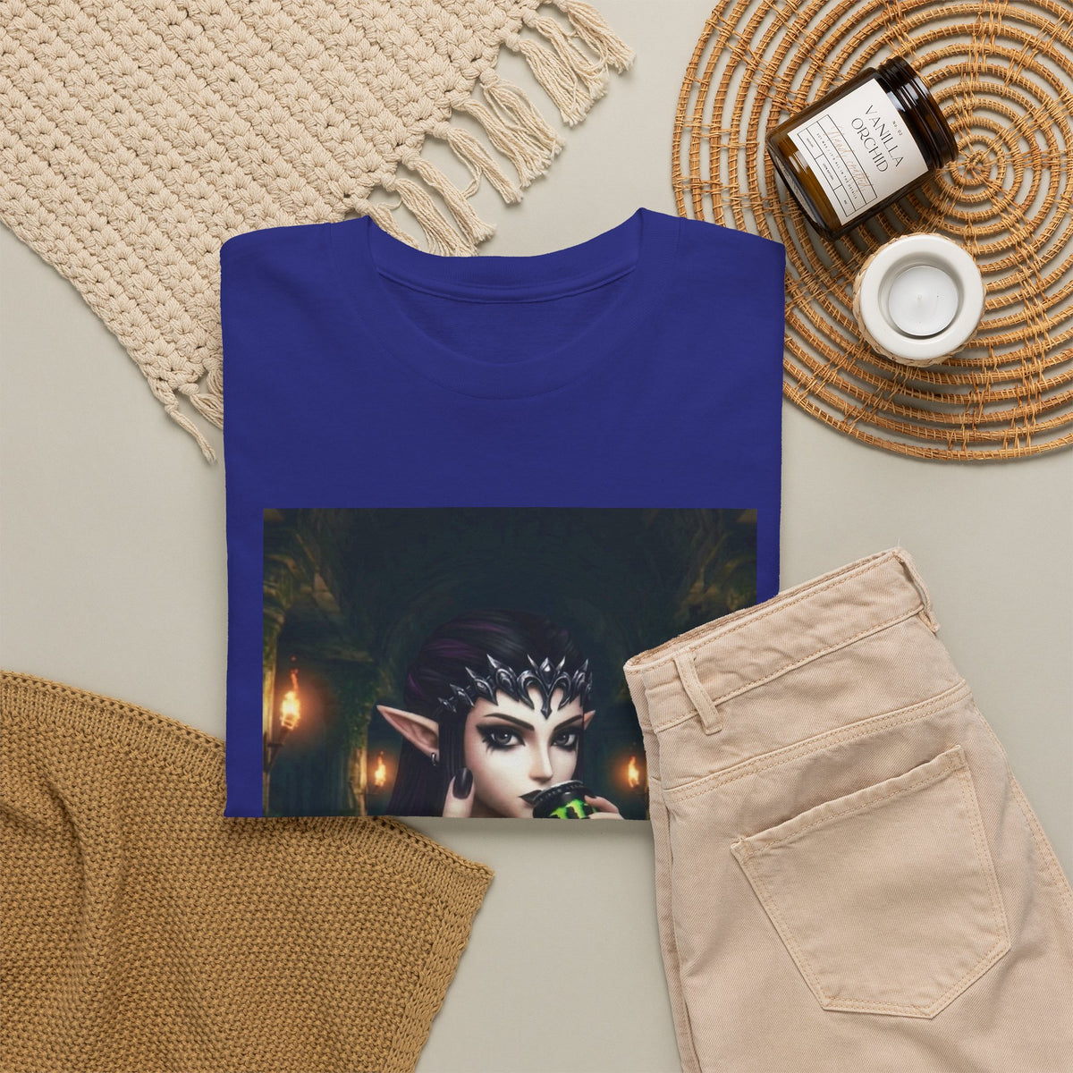 Edgy Elf Queen Flips You Off Tee