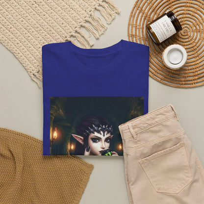 Edgy Elf Queen Flips You Off Tee