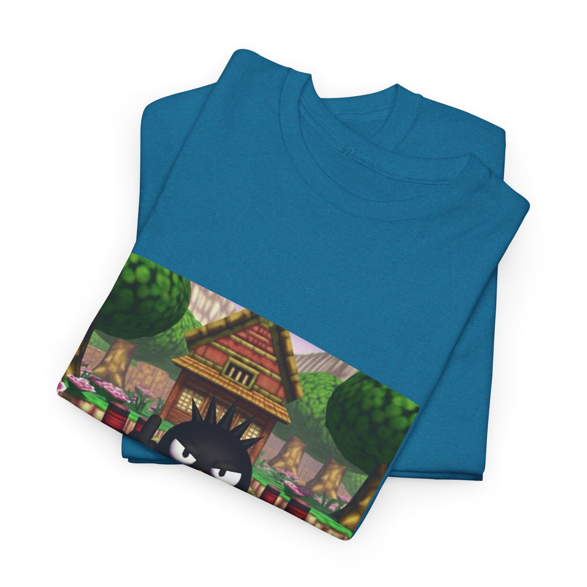Grumpy Black Bird Flipping Off Tee