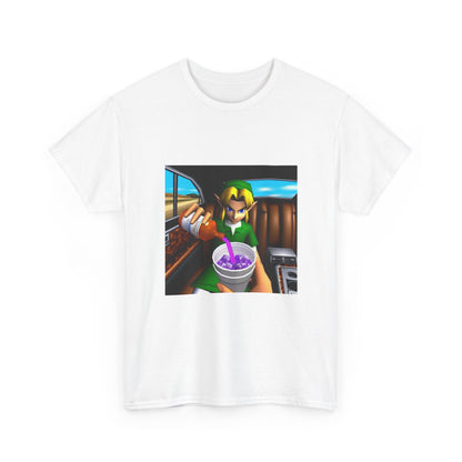 N64 Link Pouring Purple Lean Tee
