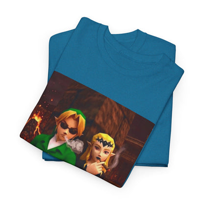 Link and Zelda Smoking Blunts In Hyrule