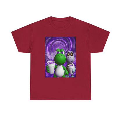 Yoshi And Dry Bones Sippin' Purple