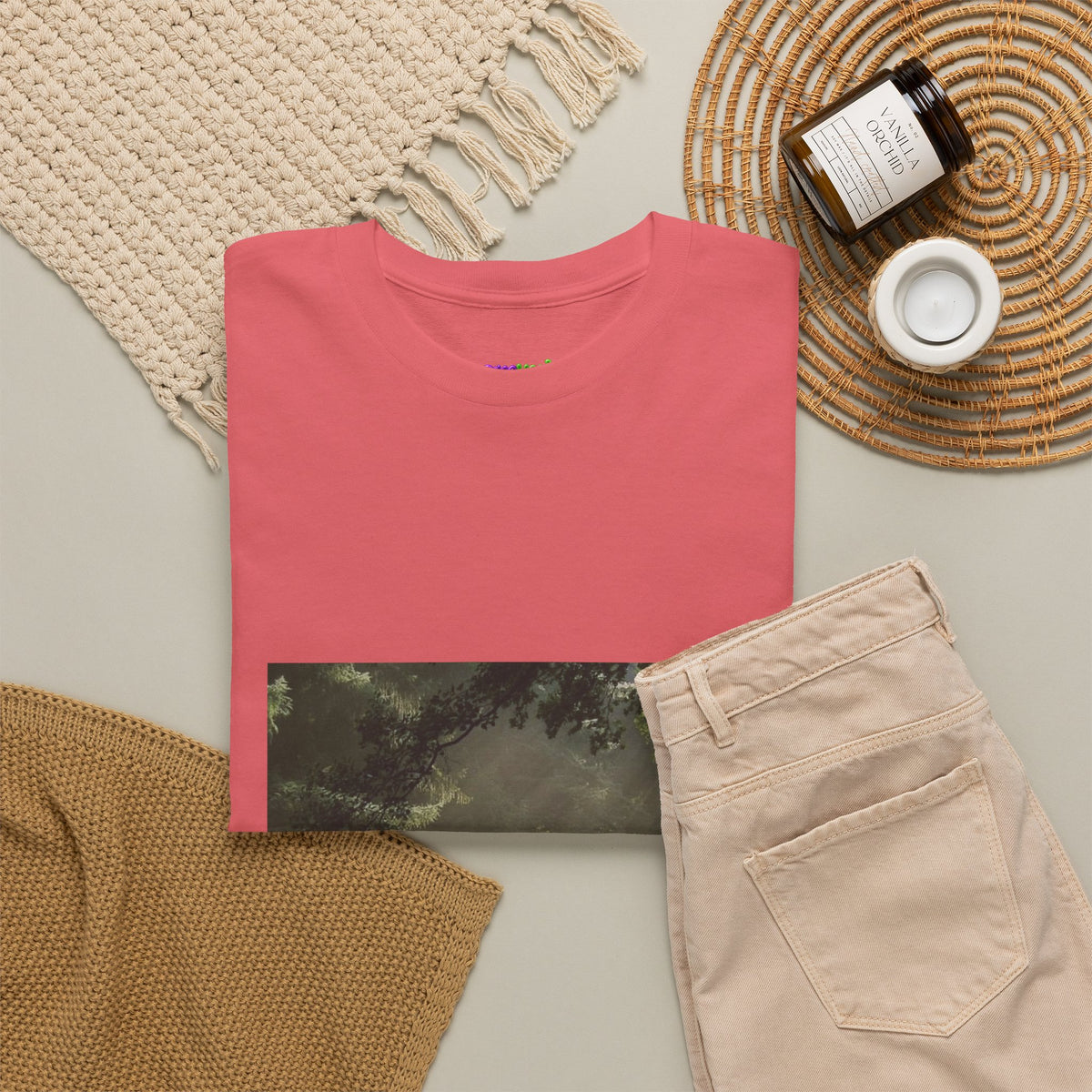 Urban Leaf Whisper Graphic Tee