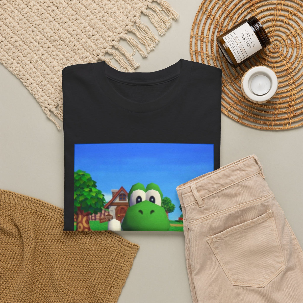 Yoshi Giving The Finger On A Tee