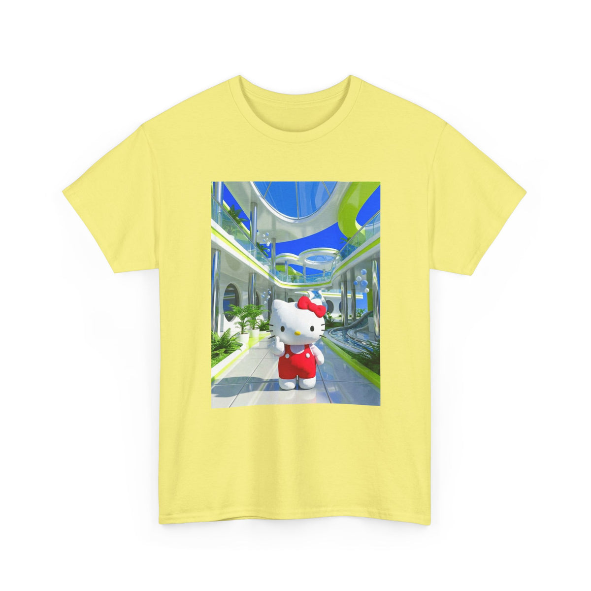 Hello Kitty Flips Off In Future Mall