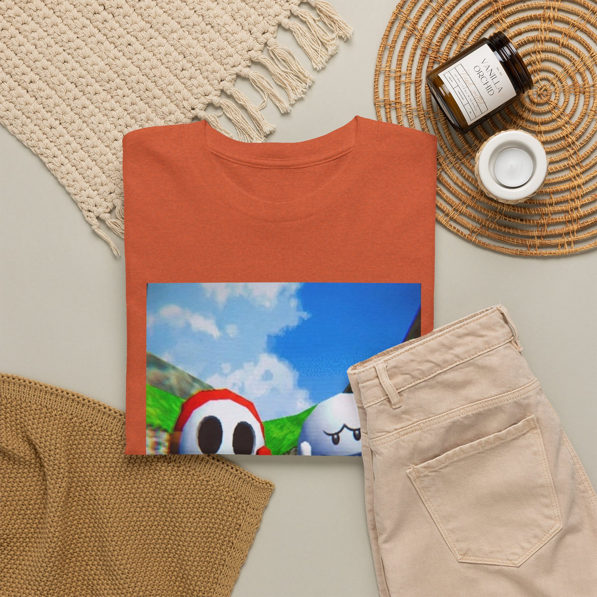 Shy Guy And Boo Flipping Off Tee