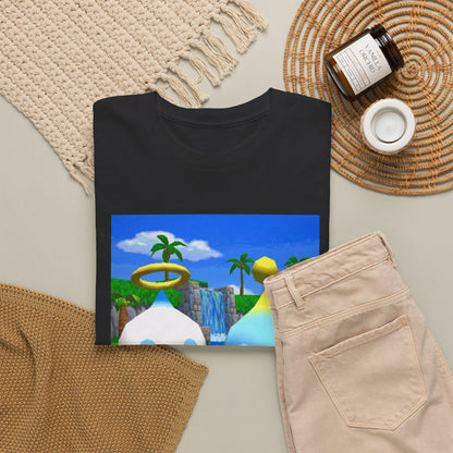 Chao Flipping Off In Paradise Tee