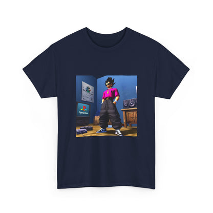 Y2K Vegeta Chilling With PlayStation Tee