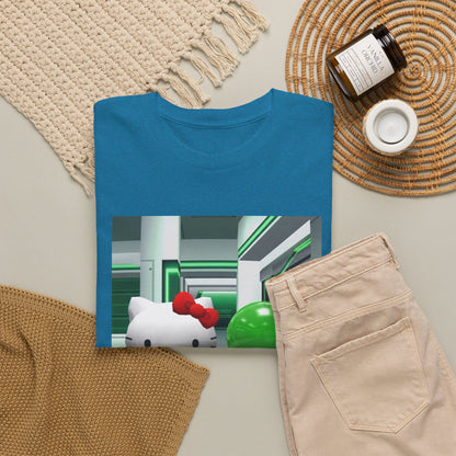 Kitty And Slime Flipping The Bird Tee