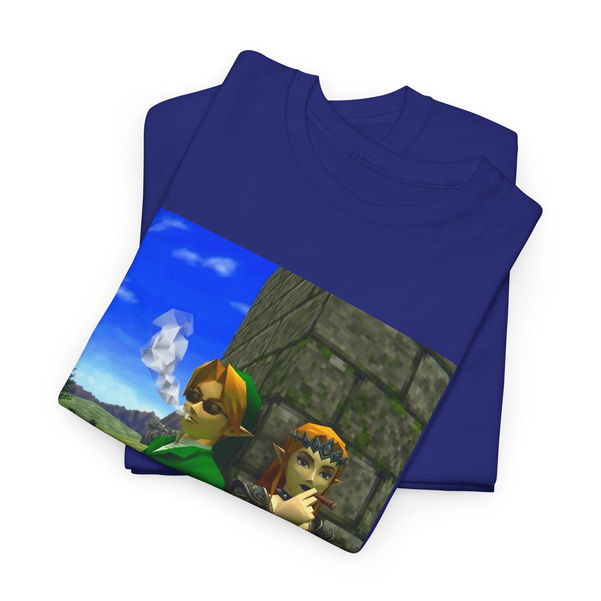 Link And Zelda Smoke Blunts Tee